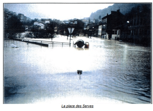 inondations à Saint-Claude